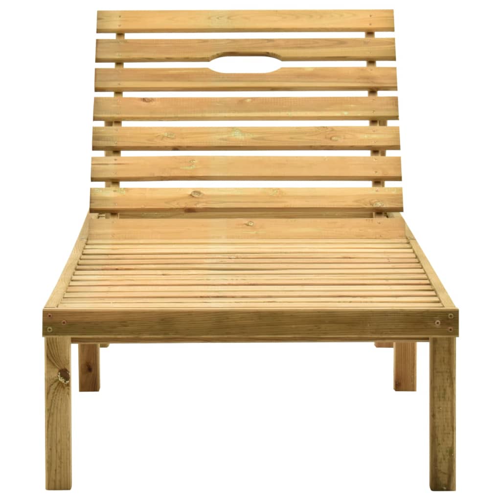Garten-Sonnenliege Kiefernholz Imprägniert