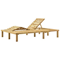 Thumbnail for Doppel-Sonnenliege Grün Imprägniertes Kiefernholz