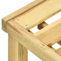 Thumbnail for Doppel-Sonnenliege Grün Imprägniertes Kiefernholz