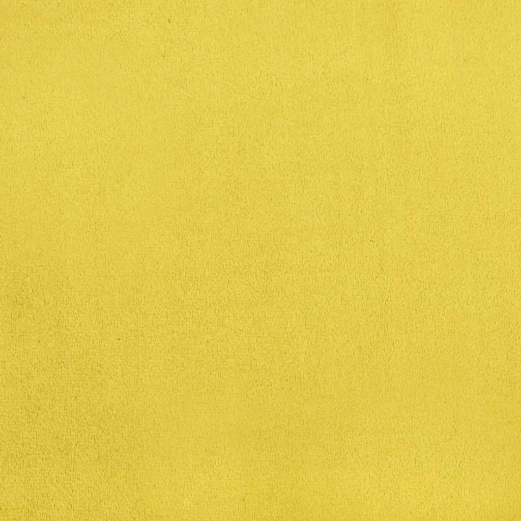 Esszimmerstühle 2 Stk. Senfgelb Samt