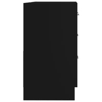 Thumbnail for Waschbeckenunterschrank Schwarz 63x30x54 cm Holzwerkstoff