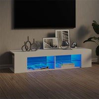 Thumbnail for TV-Schrank mit LED-Leuchten Weiß 135x39x30 cm