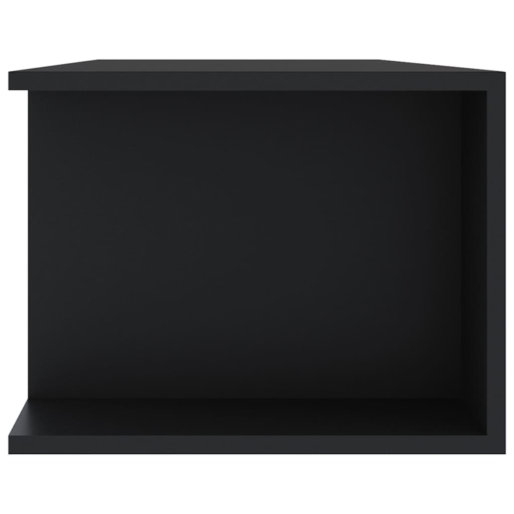 TV-Schrank mit LED-Leuchten Schwarz 135x39x30 cm