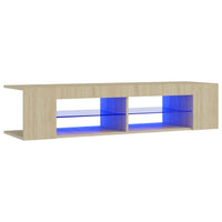 Thumbnail for TV-Schrank mit LED-Leuchten Sonoma-Eiche 135x39x30 cm
