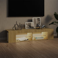 Thumbnail for TV-Schrank mit LED-Leuchten Sonoma-Eiche 135x39x30 cm