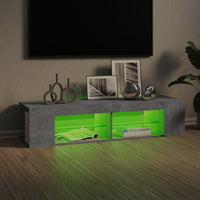 Thumbnail for TV-Schrank mit LED-Leuchten Betongrau 135x39x30 cm