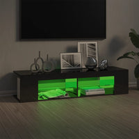 Thumbnail for TV-Schrank mit LED-Leuchten Hochglanz-Grau 135x39x30 cm