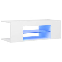 Thumbnail for TV-Schrank mit LED-Leuchten Weiß 90x39x30 cm