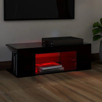 Thumbnail for TV-Schrank mit LED-Leuchten Schwarz 90x39x30cm