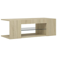 Thumbnail for TV-Schrank mit LED-Leuchten Sonoma-Eiche 90x39x30 cm