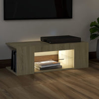 Thumbnail for TV-Schrank mit LED-Leuchten Sonoma-Eiche 90x39x30 cm