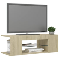 Thumbnail for TV-Schrank mit LED-Leuchten Sonoma-Eiche 90x39x30 cm