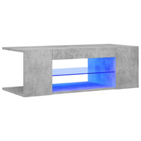 Thumbnail for TV-Schrank mit LED-Leuchten Betongrau 90x39x30 cm