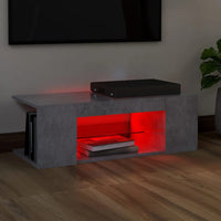 Thumbnail for TV-Schrank mit LED-Leuchten Betongrau 90x39x30 cm