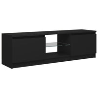 Thumbnail for TV-Schrank mit LED-Leuchten Schwarz 120x30x35,5 cm