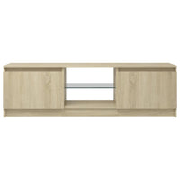 Thumbnail for TV-Schrank mit LED-Leuchten Sonoma-Eiche 120x30x35,5 cm
