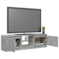 Thumbnail for TV-Schrank mit LED-Leuchten Betongrau 120x30x35,5 cm