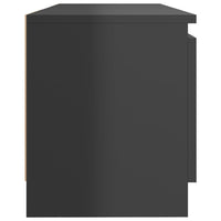 Thumbnail for TV-Schrank mit LED-Leuchten Hochglanz-Grau 120x30x35,5 cm