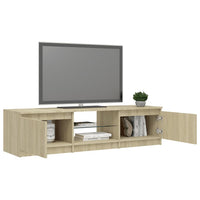 Thumbnail for TV-Schrank mit LED-Leuchten Sonoma-Eiche 140x40x35,5 cm