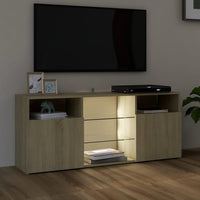 Thumbnail for TV-Schrank mit LED-Leuchten Sonoma-Eiche 120x30x50 cm