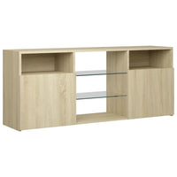 Thumbnail for TV-Schrank mit LED-Leuchten Sonoma-Eiche 120x30x50 cm