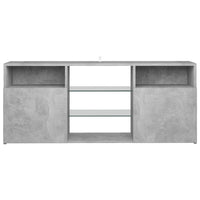 Thumbnail for TV-Schrank mit LED-Leuchten Betongrau 120x30x50 cm