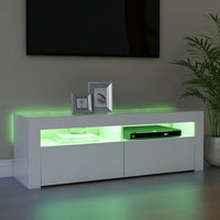 Thumbnail for TV-Schrank mit LED-Leuchten Weiß 120x35x40 cm