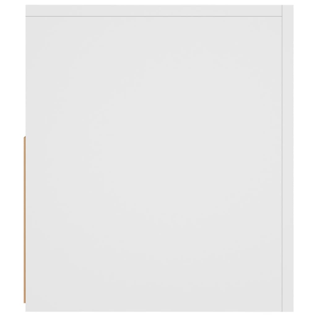 TV-Schrank mit LED-Leuchten Weiß 120x35x40 cm