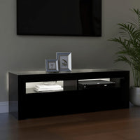 Thumbnail for TV-Schrank mit LED-Leuchten Schwarz 120x35x40 cm