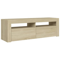 Thumbnail for TV-Schrank mit LED-Leuchten Sonoma-Eiche 120x35x40 cm
