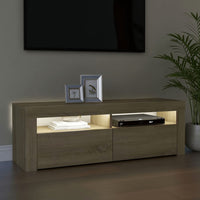 Thumbnail for TV-Schrank mit LED-Leuchten Sonoma-Eiche 120x35x40 cm