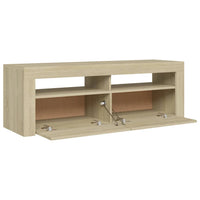 Thumbnail for TV-Schrank mit LED-Leuchten Sonoma-Eiche 120x35x40 cm