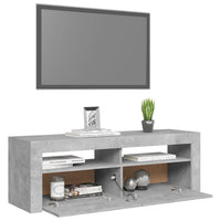 Thumbnail for TV-Schrank mit LED-Leuchten Betongrau 120x35x40 cm