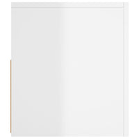 Thumbnail for TV-Schrank mit LED-Leuchten Hochglanz-Weiß 120x35x40 cm