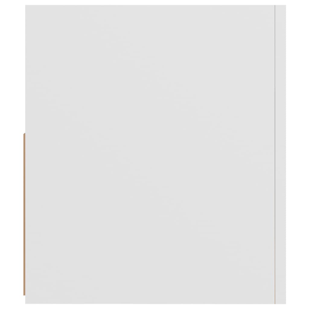 TV-Schrank mit LED-Leuchten Weiß 90x35x40 cm