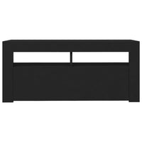 Thumbnail for TV-Schrank mit LED-Leuchten Schwarz 90x35x40 cm