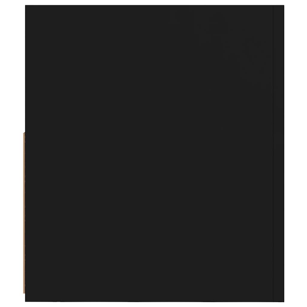 TV-Schrank mit LED-Leuchten Schwarz 90x35x40 cm