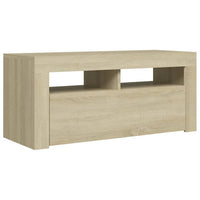Thumbnail for TV-Schrank mit LED-Leuchten Sonoma-Eiche 90x35x40 cm