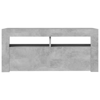 Thumbnail for TV-Schrank mit LED-Leuchten Betongrau 90x35x40 cm