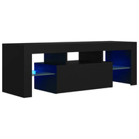 Thumbnail for TV-Schrank mit LED-Leuchten Schwarz 120x35x40 cm