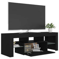 Thumbnail for TV-Schrank mit LED-Leuchten Schwarz 120x35x40 cm