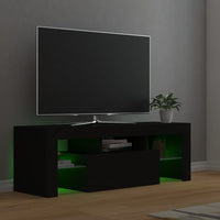Thumbnail for TV-Schrank mit LED-Leuchten Schwarz 120x35x40 cm