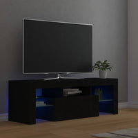 Thumbnail for TV-Schrank mit LED-Leuchten Schwarz 120x35x40 cm