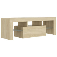 Thumbnail for TV-Schrank mit LED-Leuchten Sonoma-Eiche 120x35x40 cm