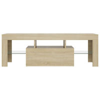 Thumbnail for TV-Schrank mit LED-Leuchten Sonoma-Eiche 120x35x40 cm