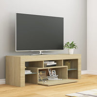 Thumbnail for TV-Schrank mit LED-Leuchten Sonoma-Eiche 120x35x40 cm