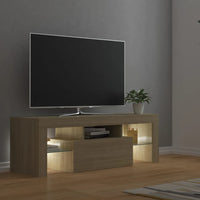 Thumbnail for TV-Schrank mit LED-Leuchten Sonoma-Eiche 120x35x40 cm