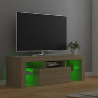 Thumbnail for TV-Schrank mit LED-Leuchten Sonoma-Eiche 120x35x40 cm