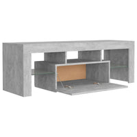 Thumbnail for TV-Schrank mit LED-Leuchten Betongrau 120x35x40 cm