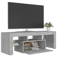 Thumbnail for TV-Schrank mit LED-Leuchten Betongrau 120x35x40 cm